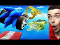 Jumping SONIC CARS Across ALL OF GTA 5 (Fastest Ever)