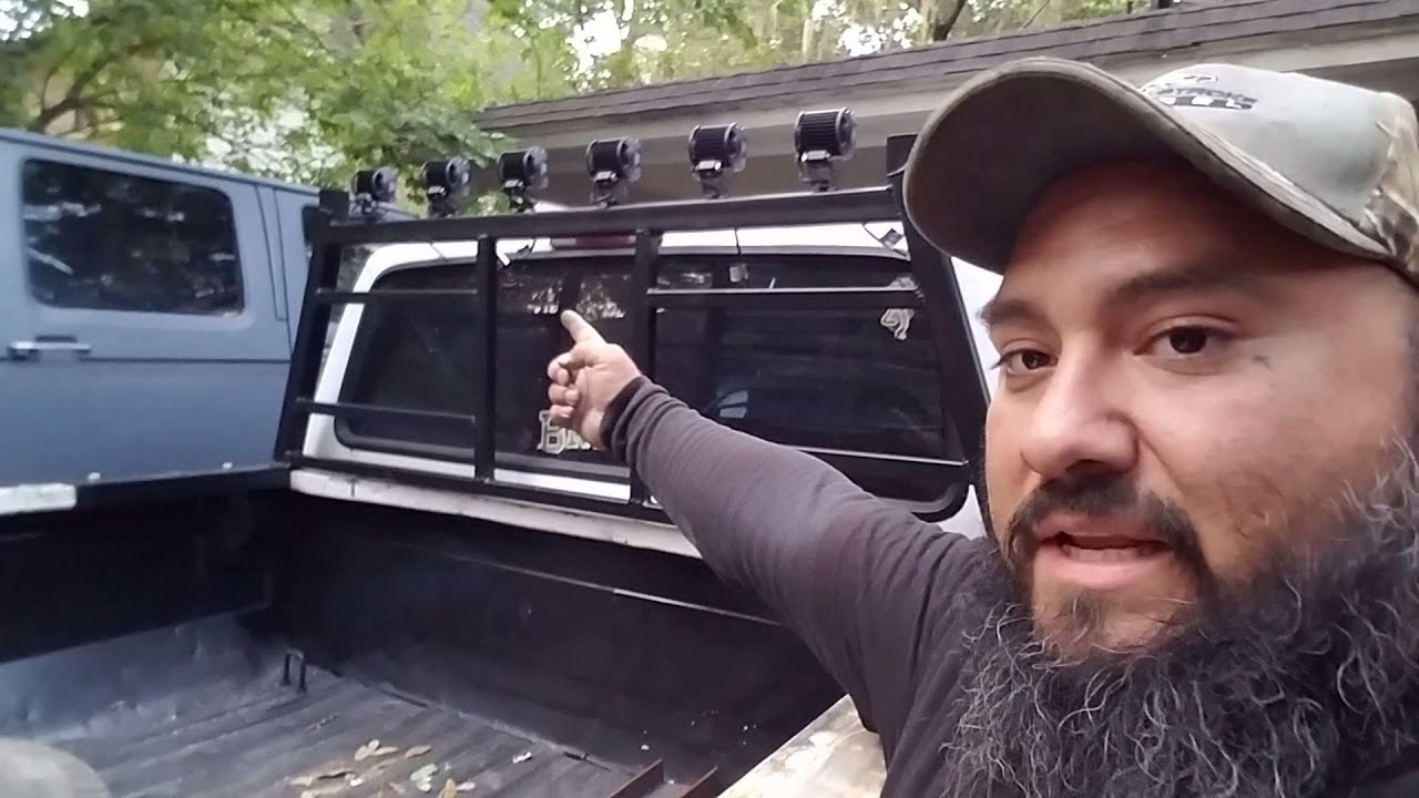 Headache rack build with lights YouTube