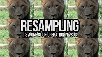 How to resample a video