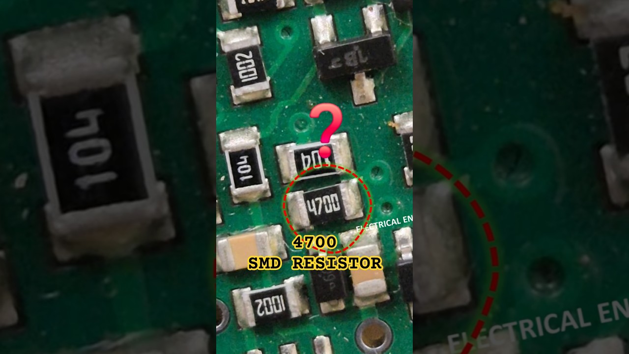 4700 SMD Resistor value 