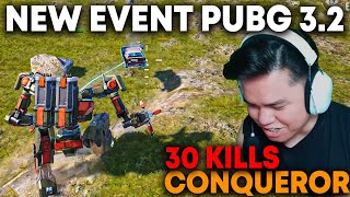 EVENT TERBARU PUBG SERU! Robot Mecha OP Banget, Dapat 30 Kill Rank Conqueror | Ultra HD