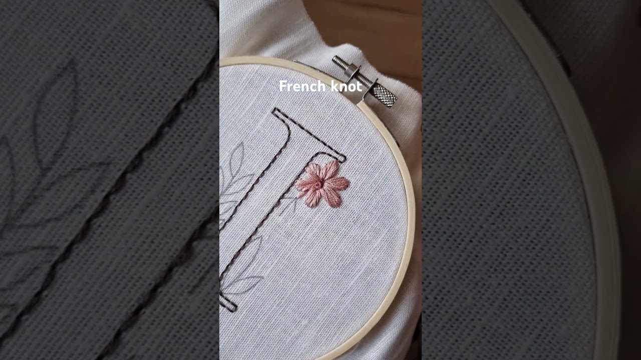 French knot quick tutorial 