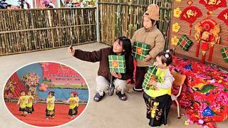 Thu took Ten to Chip's kindergarten and they took lots of photos as souvenirs.