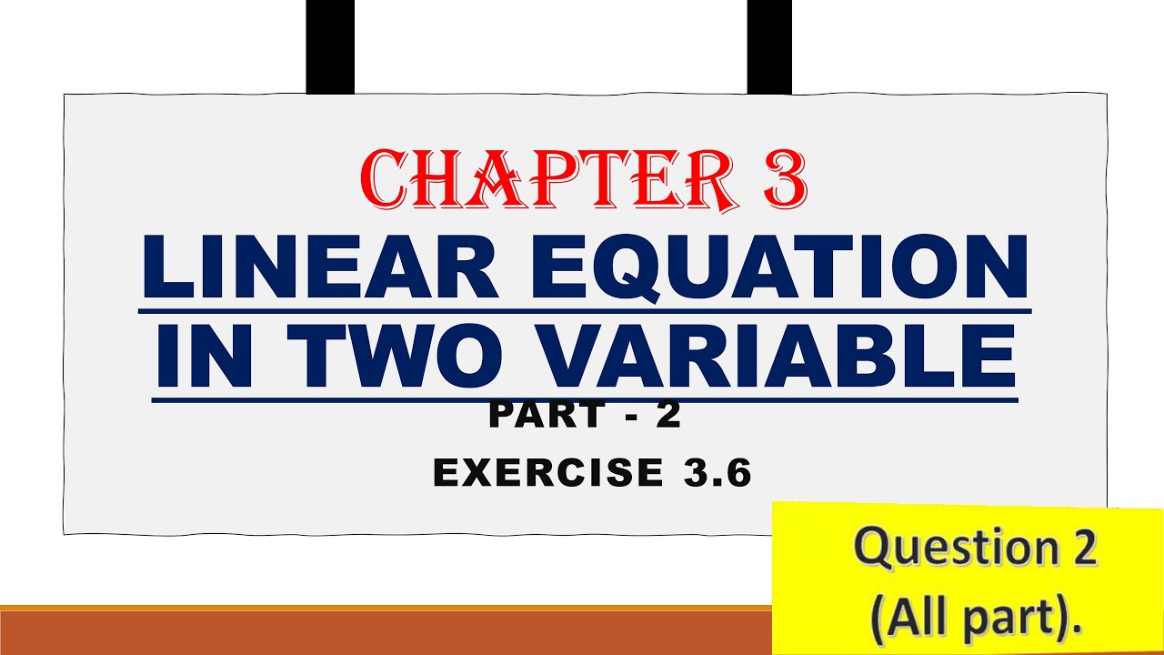 Class 10 Chapter 3 Exercise 3.6 Q2 Part 2 || CBSE MATHS - YouTube