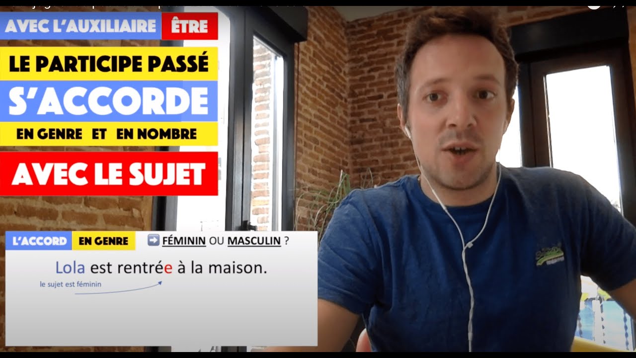 Conjuguer Au Pass Compos Avec L auxiliaire tre YouTube