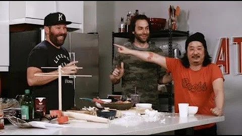 Bobby Lee & Chris D'Elia Make Homemade Pasta w/ Bert Kreischer: Something's Burning! (REUPLOAD)