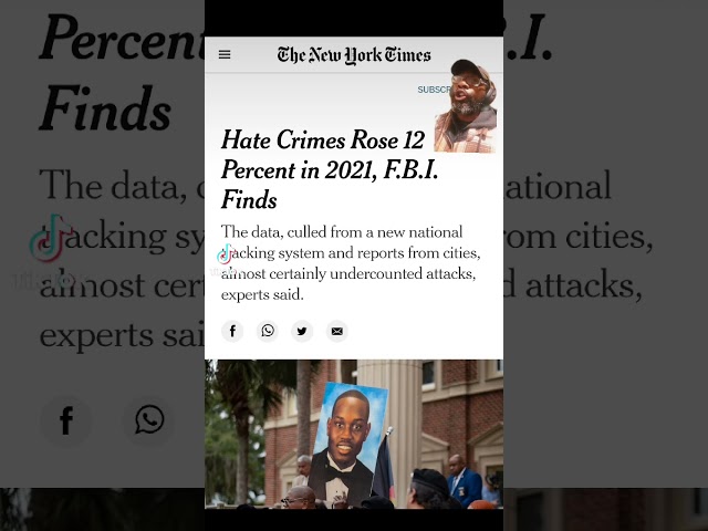 ⁣FBI says Black Americans are the number one target of hate crimes. #reparations