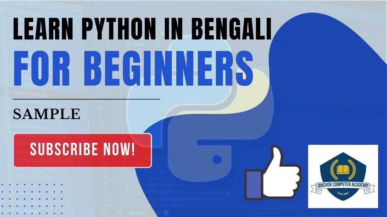 Python Tutorial for Beginners in Bengali | Sample - YouTube