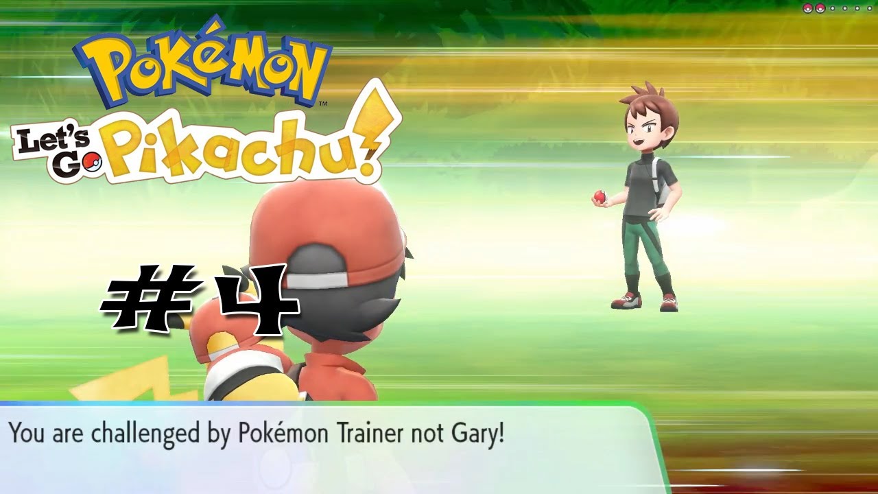 Pokemon Let's Go Pikachu! - Rival Battle Shenanigans - Episode 4 - YouTube