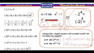 muratatikmatematik.com/ÜSLÜ SAYILAR ÖRNEK 7/ muratatik.net//Murat Atik Matematik