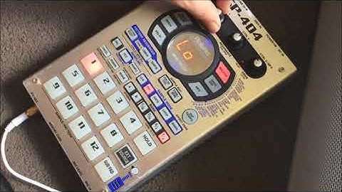 Roland SP-404 sampler overview