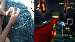 Mkwii How Rusox Play Mkwii - N64 Bowsers Castle 2 31 844 - Live With Hands