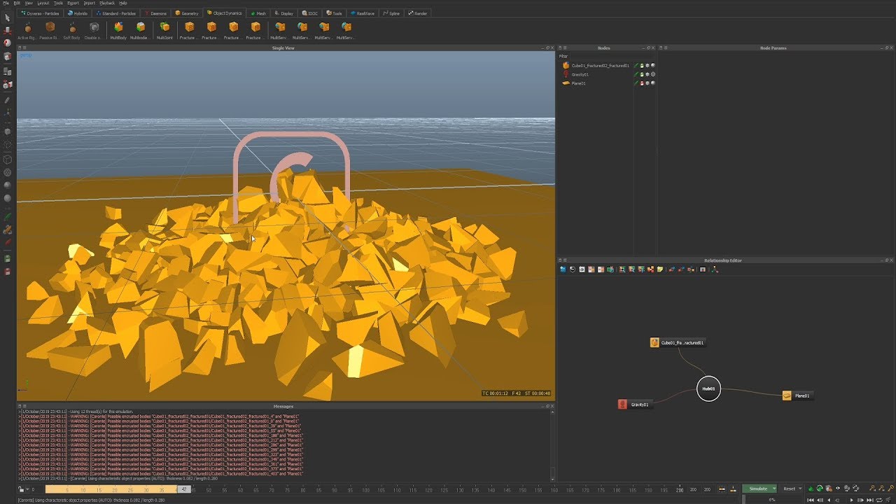 Realflow Liquid ABC: I - Shatter