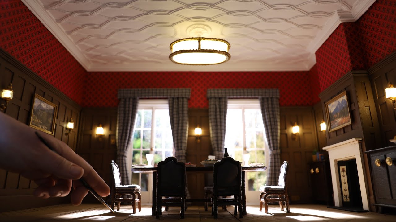 How to make a miniature formal dining room