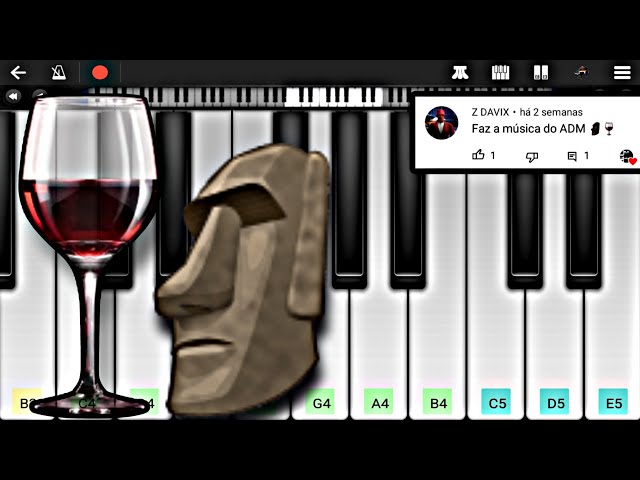 🗿🍷FINO SENHORES (PERFECT PIANO) MEME CARA DE PEDRA 