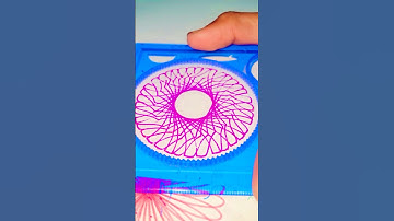 The Satisfying Art of Spirographs#asmr#art#usa