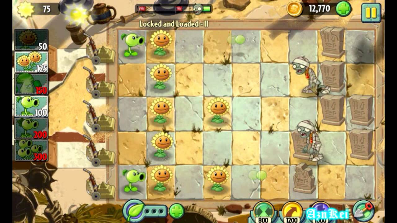 Plants Vs. Zombies 2 It's about time (part10) Egypt