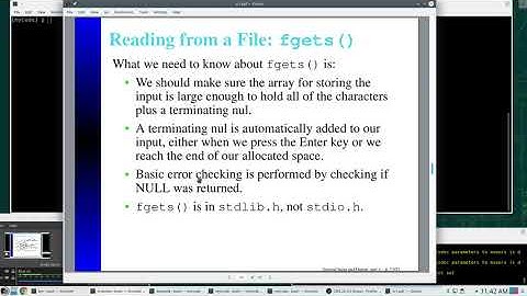 C Programming: File I/O, part 1