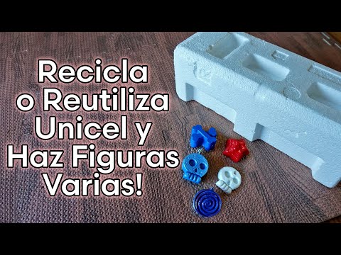 Como RECICLAR O REUTILIZAR UNICEL O POREXPAN PARA HACER FIGURAS