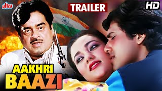 Aakhri Baazi Trailer | Govinda, Shatrughan Sinha, Moushumi Chatterjee | Hindi Action Movie Trailer 