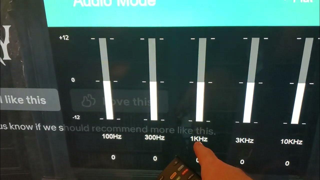 How to make dialogue volume louder on a TV show or movie compared to