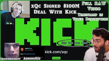 HasanAbi React to xQc Signs $100M Deal With Kick | Full Raw Video | HasanAbi Network
