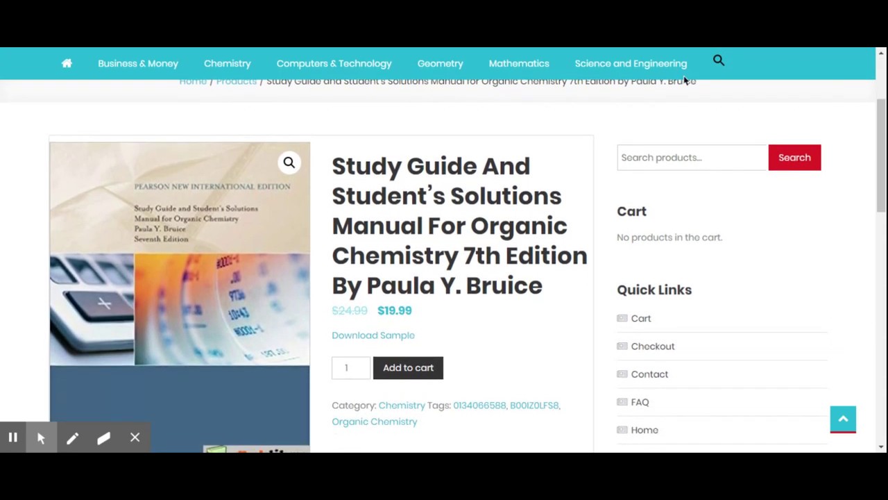 Study Guide and Student's Solutions Manual for Organic Chemistry 7th ...