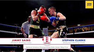 NACs 23 Male, Under 75kg Final: Jimmy Sains vs Stephen Clarke
