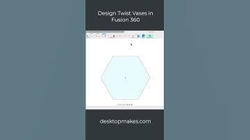 Design Twist Vase in Fusion 360 #fusion360 #3dprinting