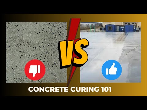 Video: Kada turėčiau kietinti betoną vandeniu?