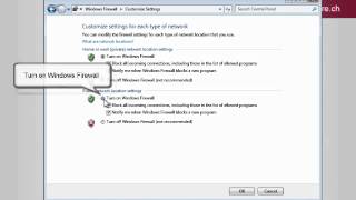 Activating Firewall Windows 7 (EN)