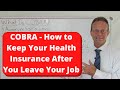 What Is COBRA For Health Insurance 