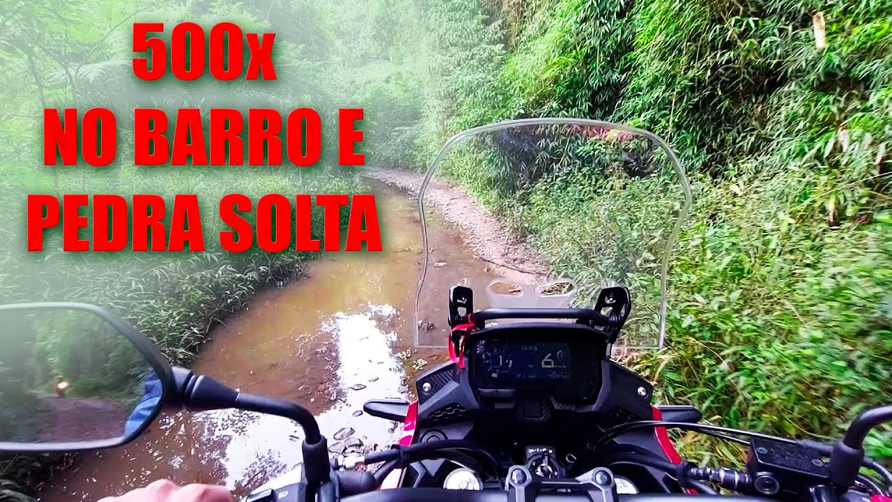 Teste da Honda CB500X no Off Road - Estrada Velha da Serra Da Graciosa - Muita Aventura com a moto!