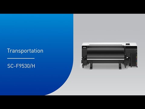 Epson SureColor F9530/H Tutorial Video: Transportation