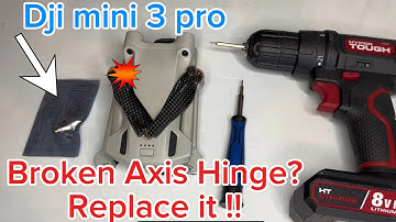 DIY Drone Repair: DJI Mini 3 Pro 4K Drone Axis Hinge Fix After Crash