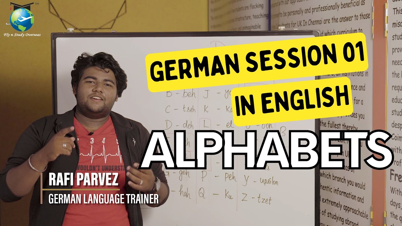 Learn German Language - A1 - Session 1 - Introduction & Alphabets ...