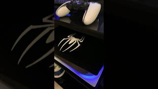 CUSTOM PS5 STENCIL SPIDER-MAN 2 SYMBIOTE #spidermanfanart #customps5