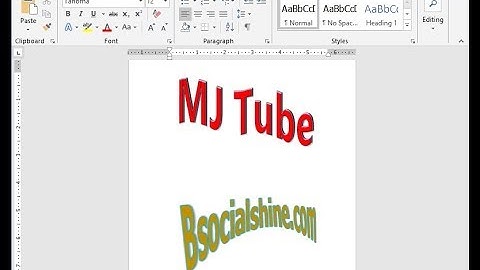How to Make Attract Text Style in MS Word (Round, 3D, Glow, Reflection, Transform)