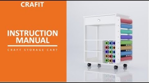 How to install Crafit Beegrid R23 Desk Cart