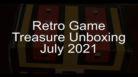 Retro Game Treasure Unboxing July 2021-AngryMonkeyGames