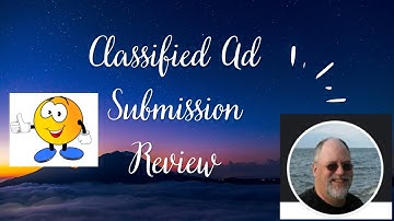 Classified Ad Submission 3 Month Results