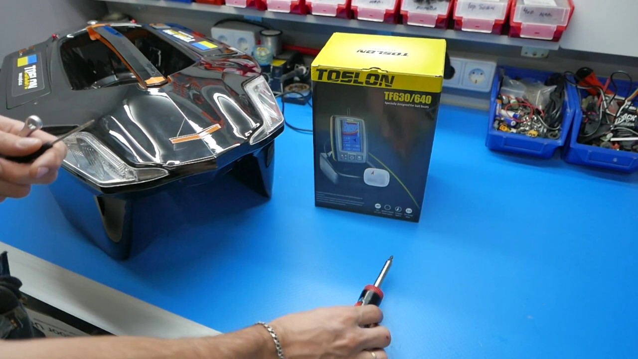 Установка на XBoat 730 эхолота TF 640