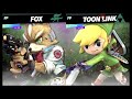 Super Smash Bros Ultimate Amiibo Fights – Request #25645 Fox vs Toon Link