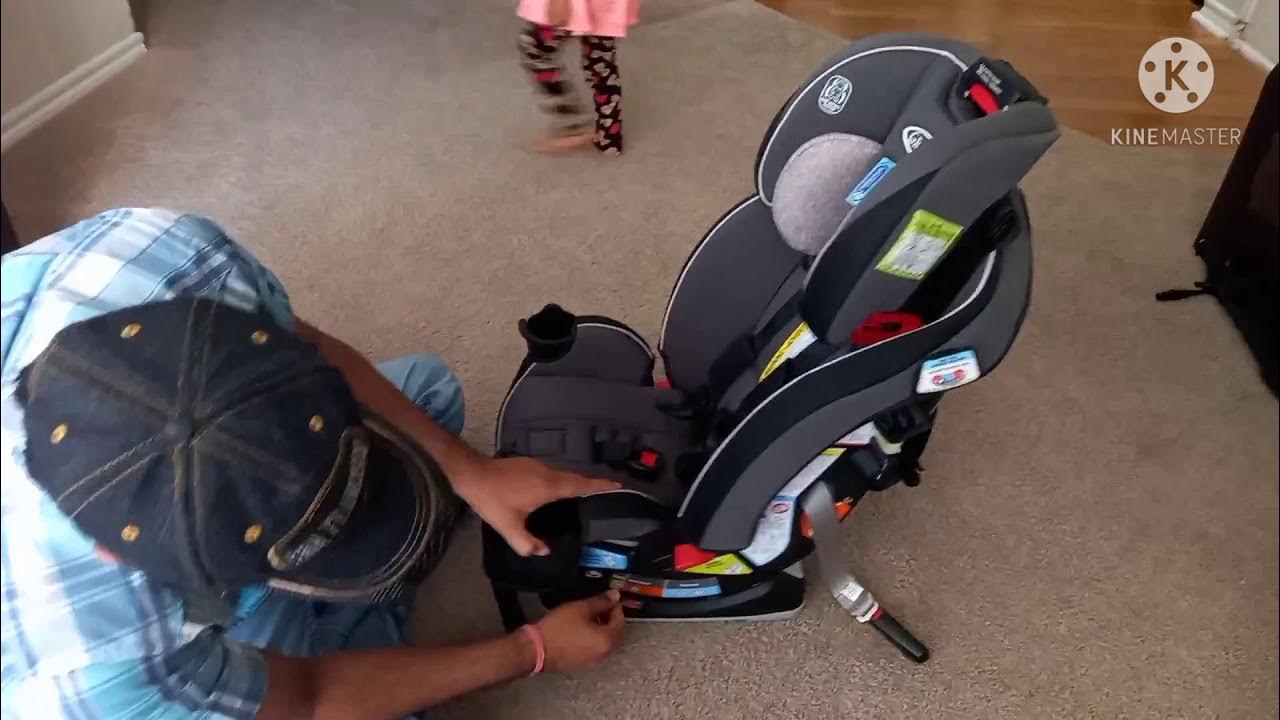 Perfect and Clear way / How to fit Graco slimfit 3 in one car seat in