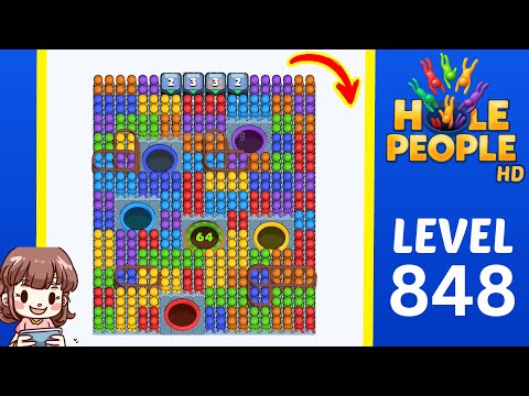 Hole People Level 848 Solution Walkthrough