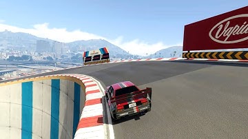 fist stunt race with custom car