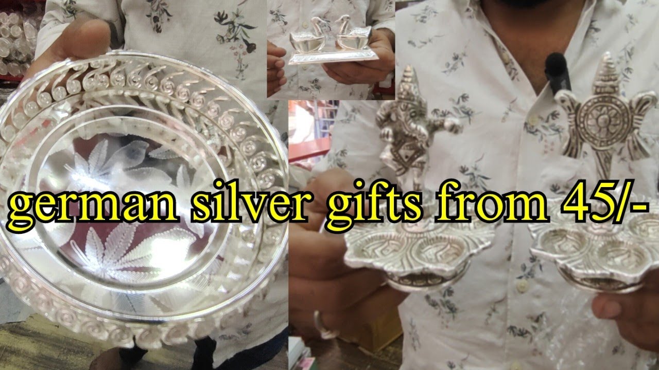 Chickpet wholesale white metal items/german silver gift items 