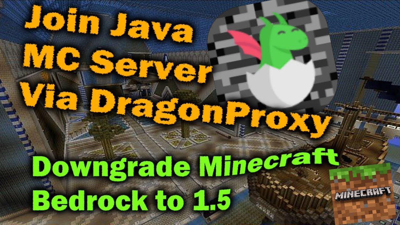 Downgrade Minecraft Windows 10 Edition for Dragon Proxy - YouTube