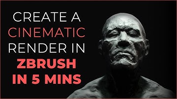 How to create a stunning CINEMATIC render in Zbrush in 5 minutes! The Digital Clay
