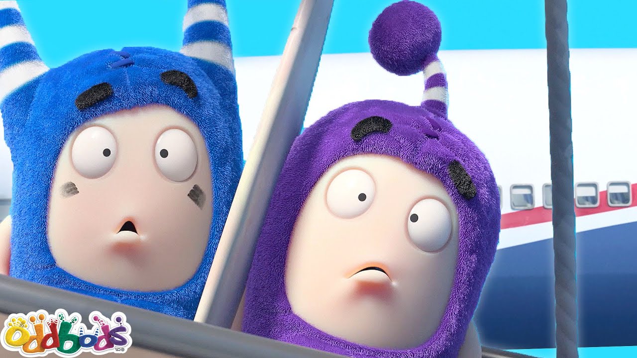 ⁣Wear Seatbelts on the Airplane!  ✈️Travel Holiday ✈️ Oddbods Full Episode | Funny Cartoons for Kids